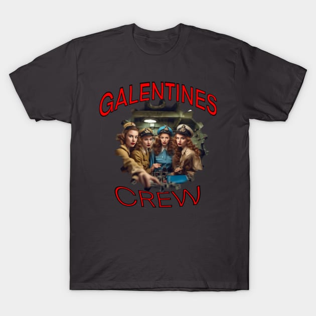 Galentines crew submarine gang T-Shirt by sailorsam1805